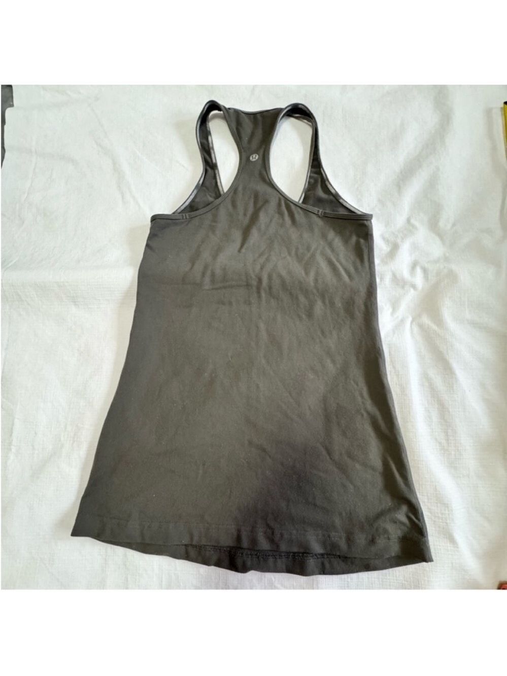 lululemon athletica Charcoal Racerback Tank Top